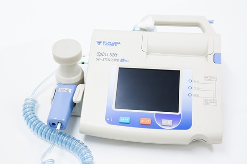 呼吸器検査(スパイロ検査)